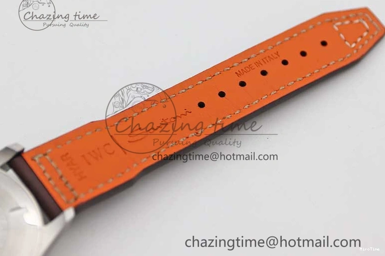 MIROTIME 0416 Mark XVIII IW327010 SS M+F 1:1 Best Edition Blue Dial on Brown Leather Strap A Resilient 7051